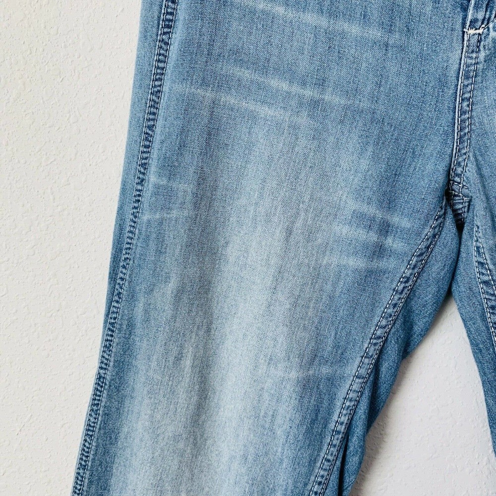 Free People Just Float On Flare Bell Bottom High Rise Raw Hem Jeans - Picture 4 of 6